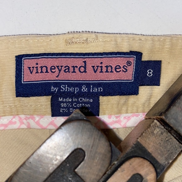 🐳VINEYARD VINES Jean Style Corduroy Skirt in Tan - Picture 8 of 8